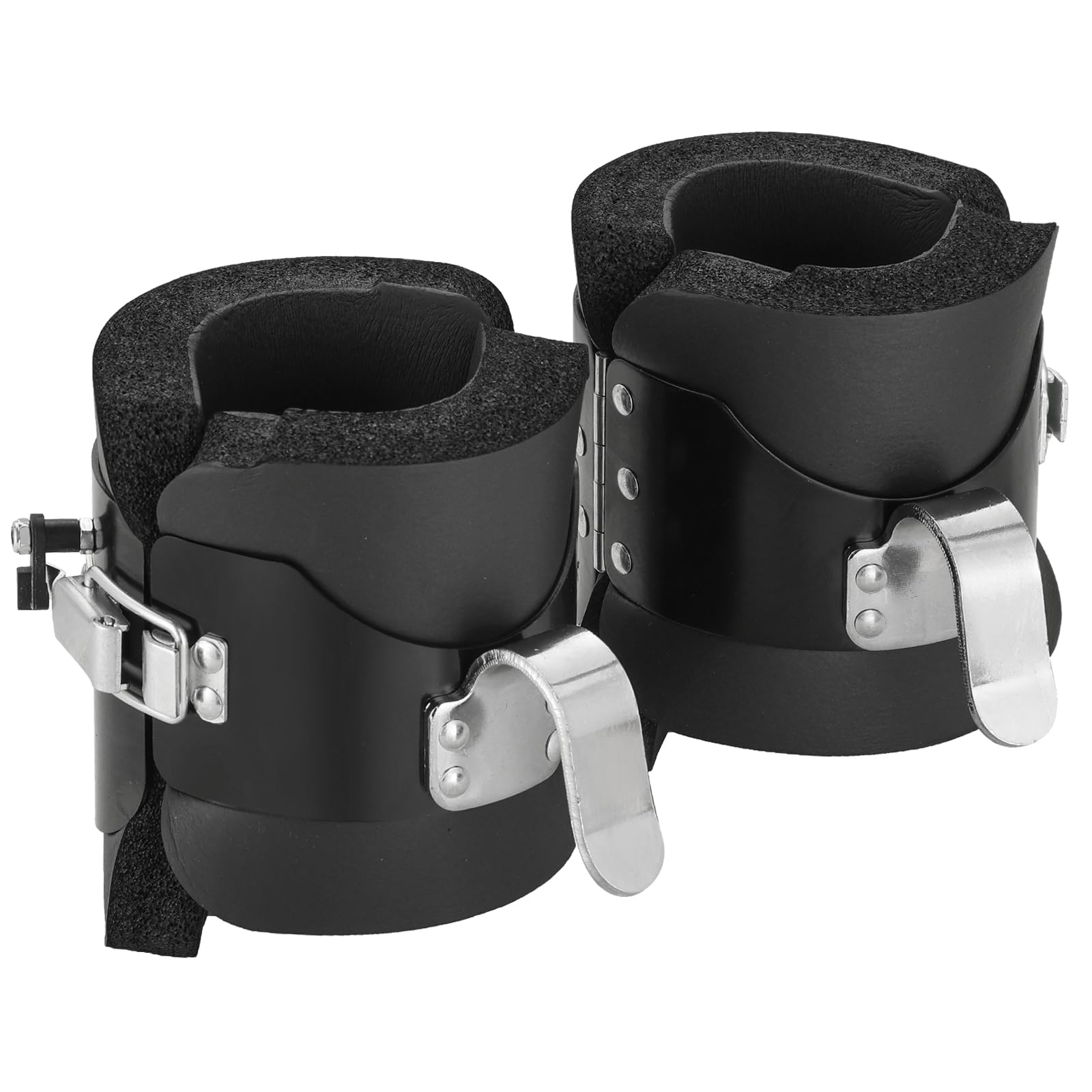 AMGSH Gravity Boots Inversion Boots, Gravity Boots Hanging Upside Down with 2 Gravity Hook, Anti Gravity Inversion Boots for Core Gym Fitness Exerciser, Ab Crunch, Abdominal Sit Up, Hooks Bar Therapy