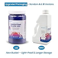 Vista 2 de Cuentas de gel de sílice indicadoras de azul a rosa, deshumidificador desecante reutilizable del gel de sílice de 2 libras