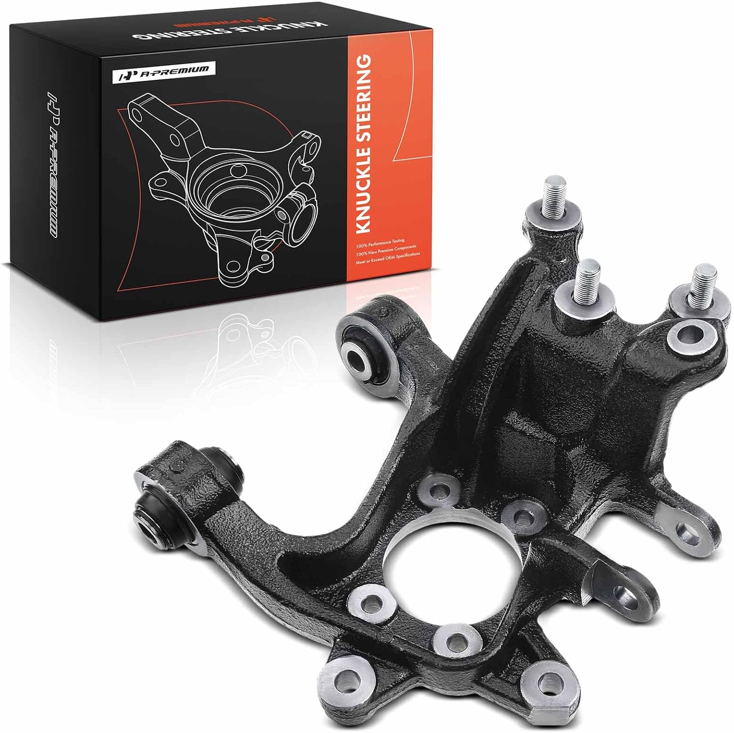 A-Premium Rear Right Suspension Steering Knuckle Compatible with Hyundai Sonata 2015-2019 & Kia Optima 2016-2020, Cadenza 2017-2019, Passenger Side