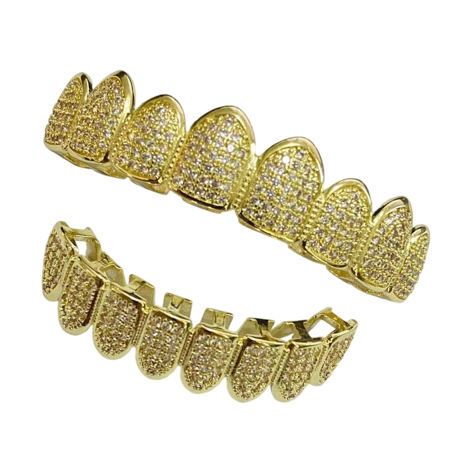 ZEPFJHE Hip Hop Teeth Removable Decoration Jewelry Accessories For Men Music Concerts Halloween Cosplay