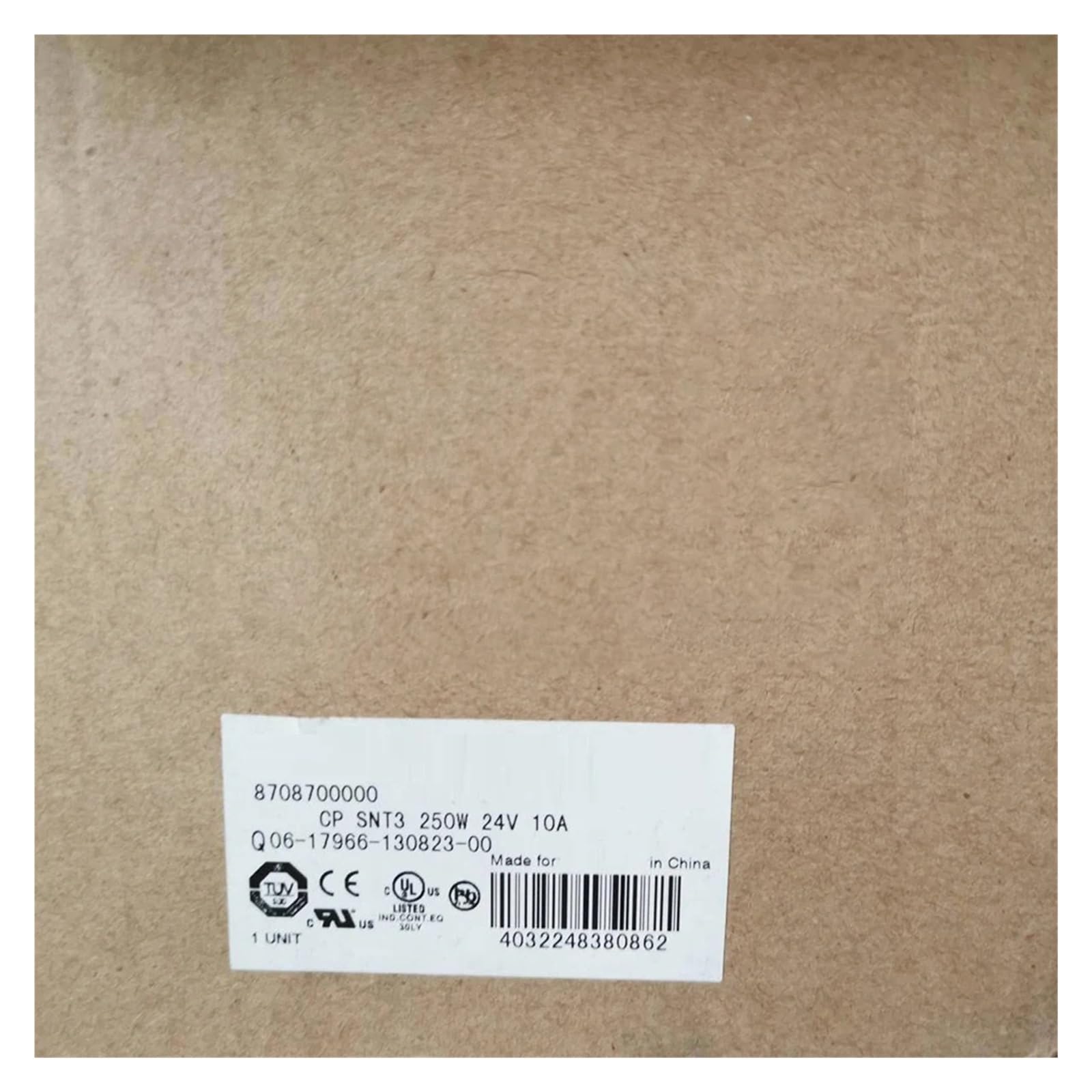 OSHZIKJII 8708700000 Power Supply SNT3 250W 24V 10A