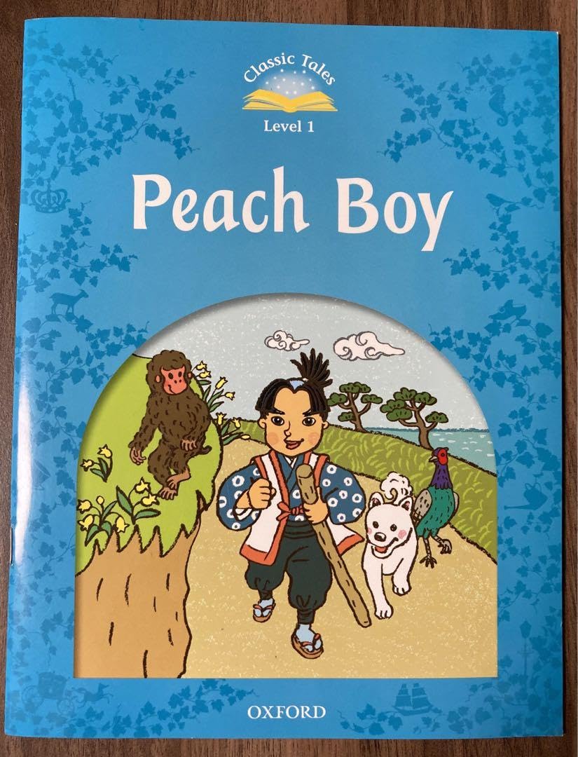 桃太郎① Amazon.co.jp: Classic Tales Level 1 Peach Boy 桃太郎 英語