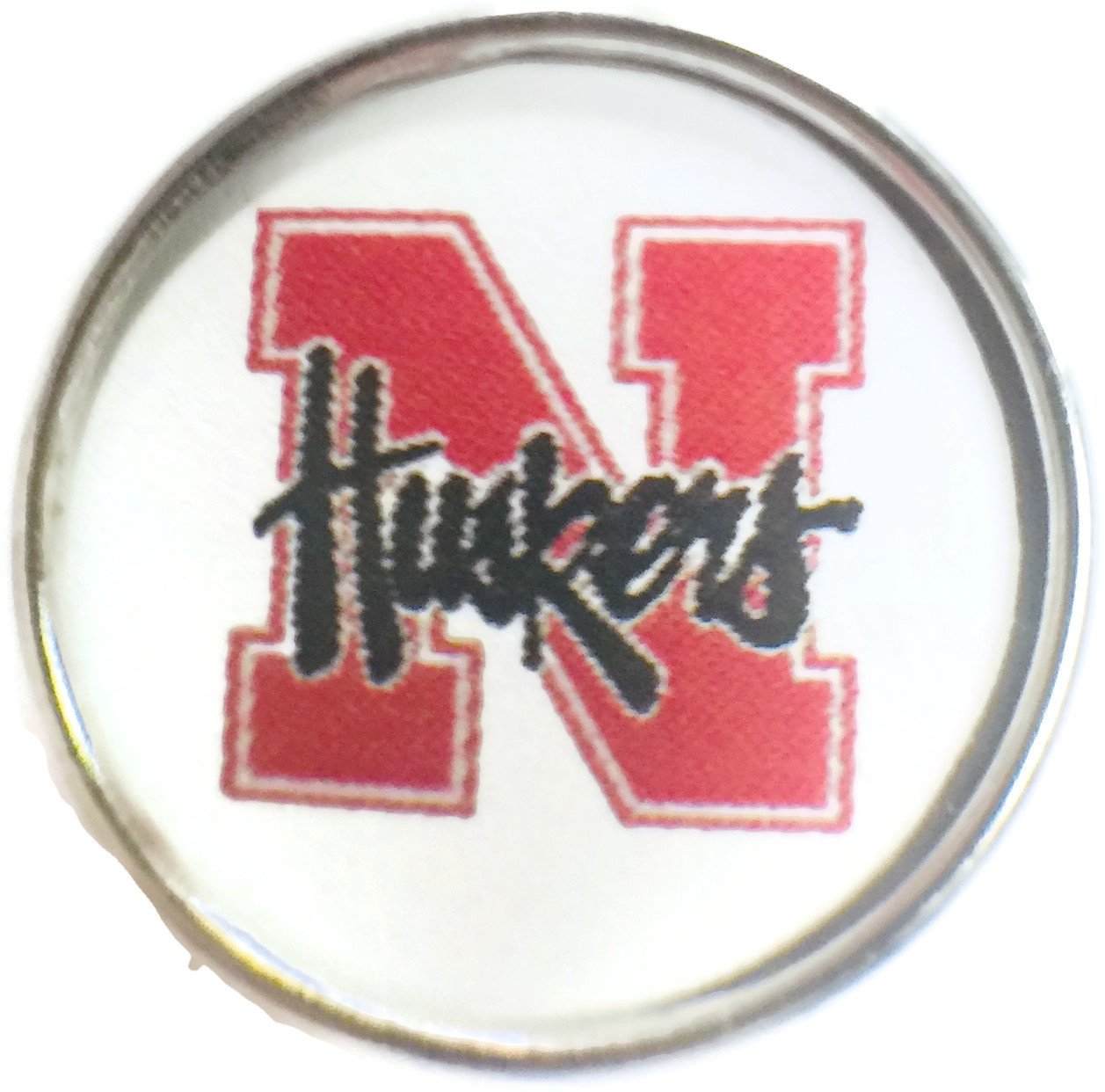 Snap Jewelry Nebraska Cornhuskers Huskers College Logo Fashion University Snap Charm