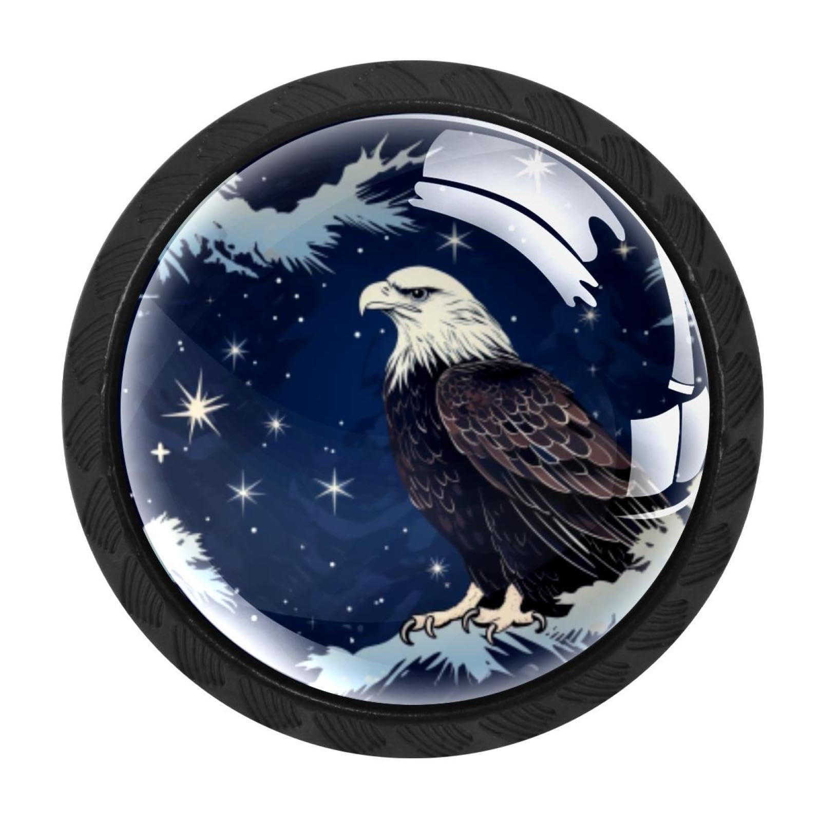 Chenzzzz Multicolored 02 4 Pack Cabinet Handles Starry Eagle Kitchen Drawer Pulls Furniture Door Handles For Cupboard Bedroom Wardrobe