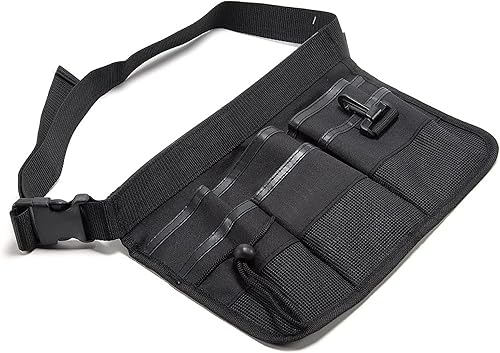 Miniatura 9 de HomyComy Herramienta de jardinería Cinturón Cinturón Heavy Duty Oxford Herramienta Delantal con 7 Paquetes Azul