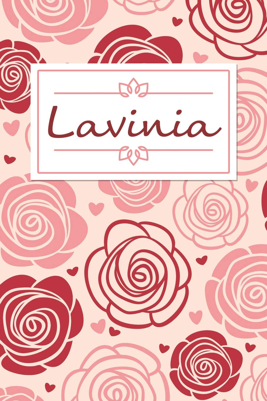Lavinia: Personalised Notebook / 120 Lined Pages / Perfect for journaling and writing notes.