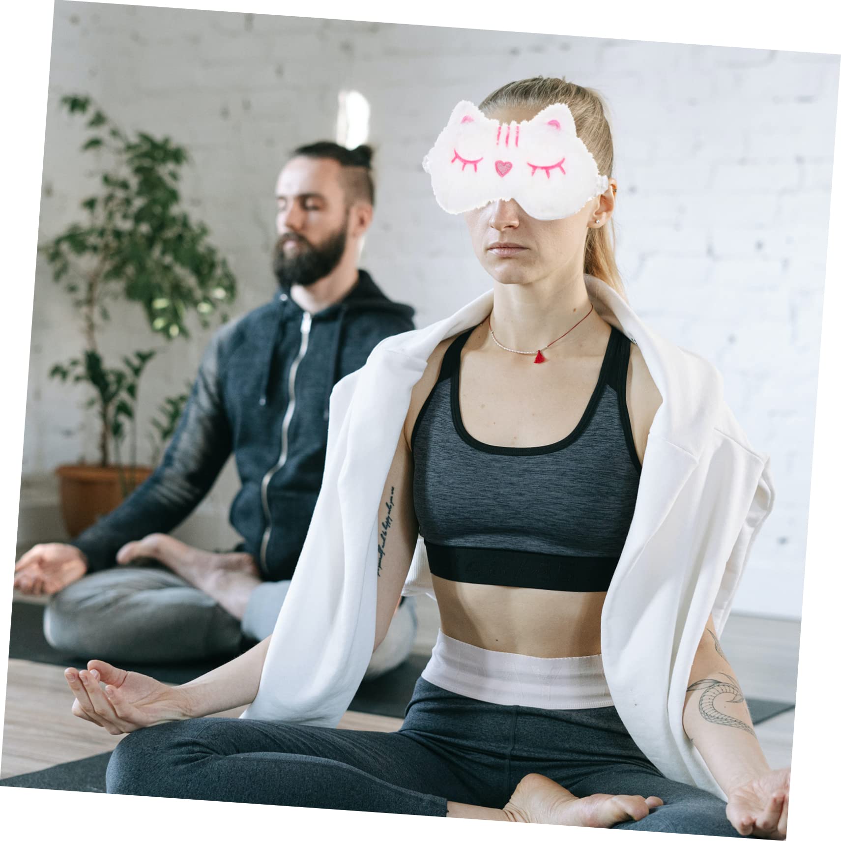 Healeved 9pezzi Mascherine Per Design Animali Morbide e Confortevoli Per Viaggi e Ombreggiante Per La Luce