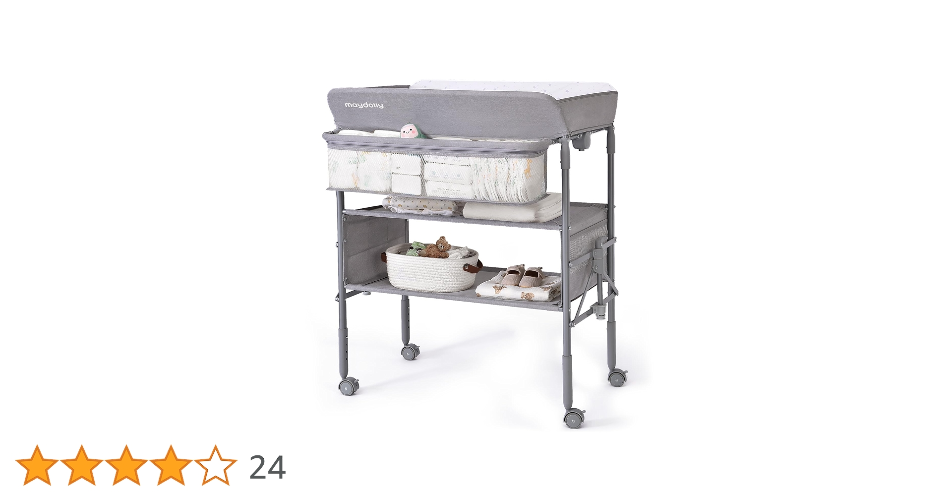 【定価13000円・新品】Maydolly オムツ換えテーブル キャスター付き 71Zr6yTzDJL.jpg_BO30,255,255,