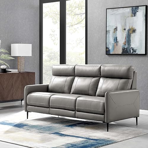 Modway EEI-4561-GRY Huxley Leather Sofa Gray product photo (Sofas & Sectionals) — ScooterReviewPro review
