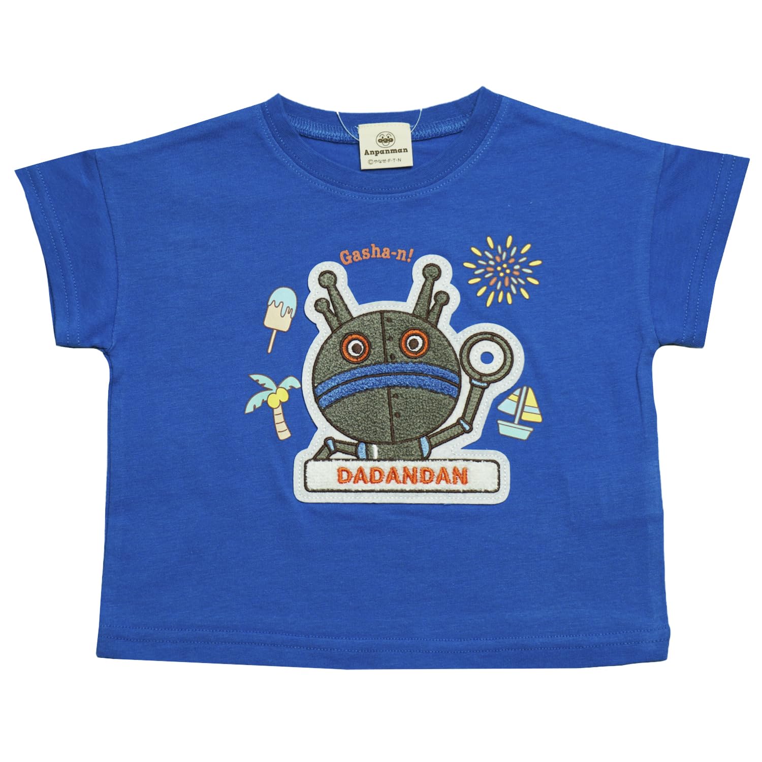 [BANDAI] [バンダイ] 2026年 夏物 アンパンマン 天竺 4柄サガラ刺繍 半袖Tシャツ Anpanman