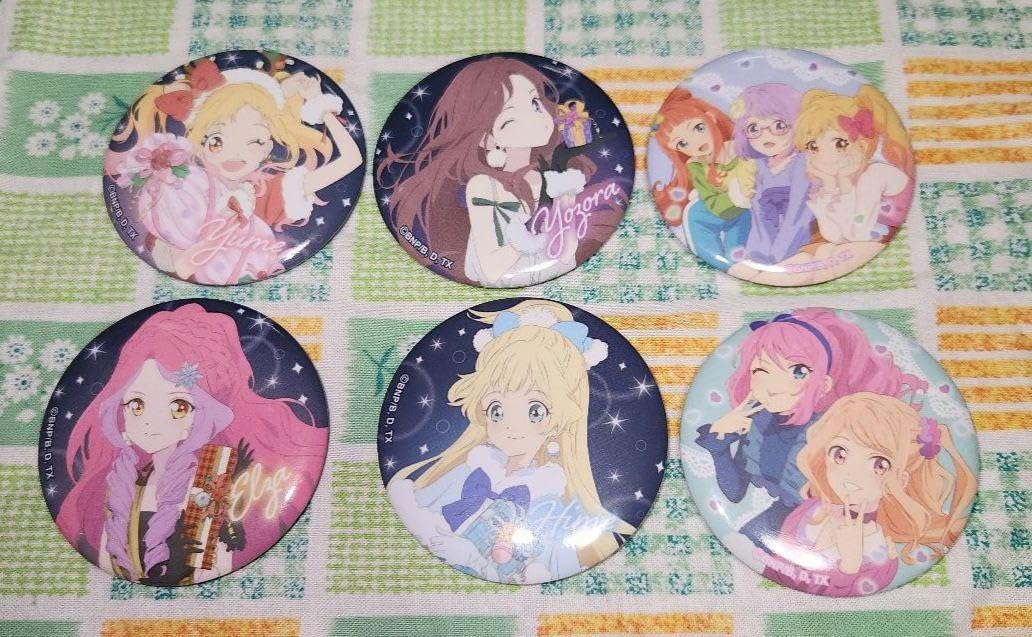 Amazon.co.jp: アイカツスターズ 星々のクリスマス 缶バッジ全6種類