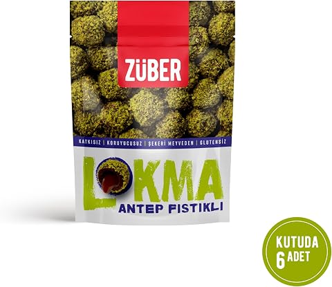 Züber Antep Fıstığı Lokma 96g x 12 Adet