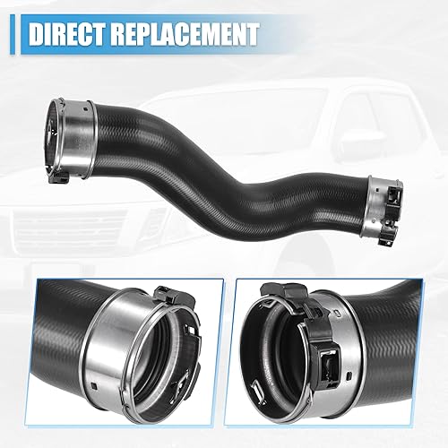 Miniatura 6 de uxcell Manguera externa No.14463-4KV0A del intercooler del turbocompresor del coche para la manguera del intercooler de Nissan NAVARA NP300 D40 D23