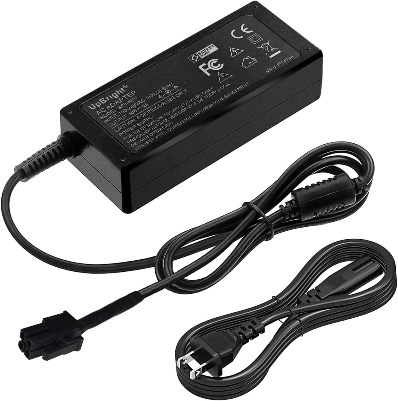 UpBright 4-Pin AC DC Adapter Compatible with Cisco ISR4221 ISR4221/K9 4200 Series Integrated Services Router PWR-4220-AC AA90U-120A AA90U120A P/N 341-100547-01 Power Supply Cord Cable Battery Charger