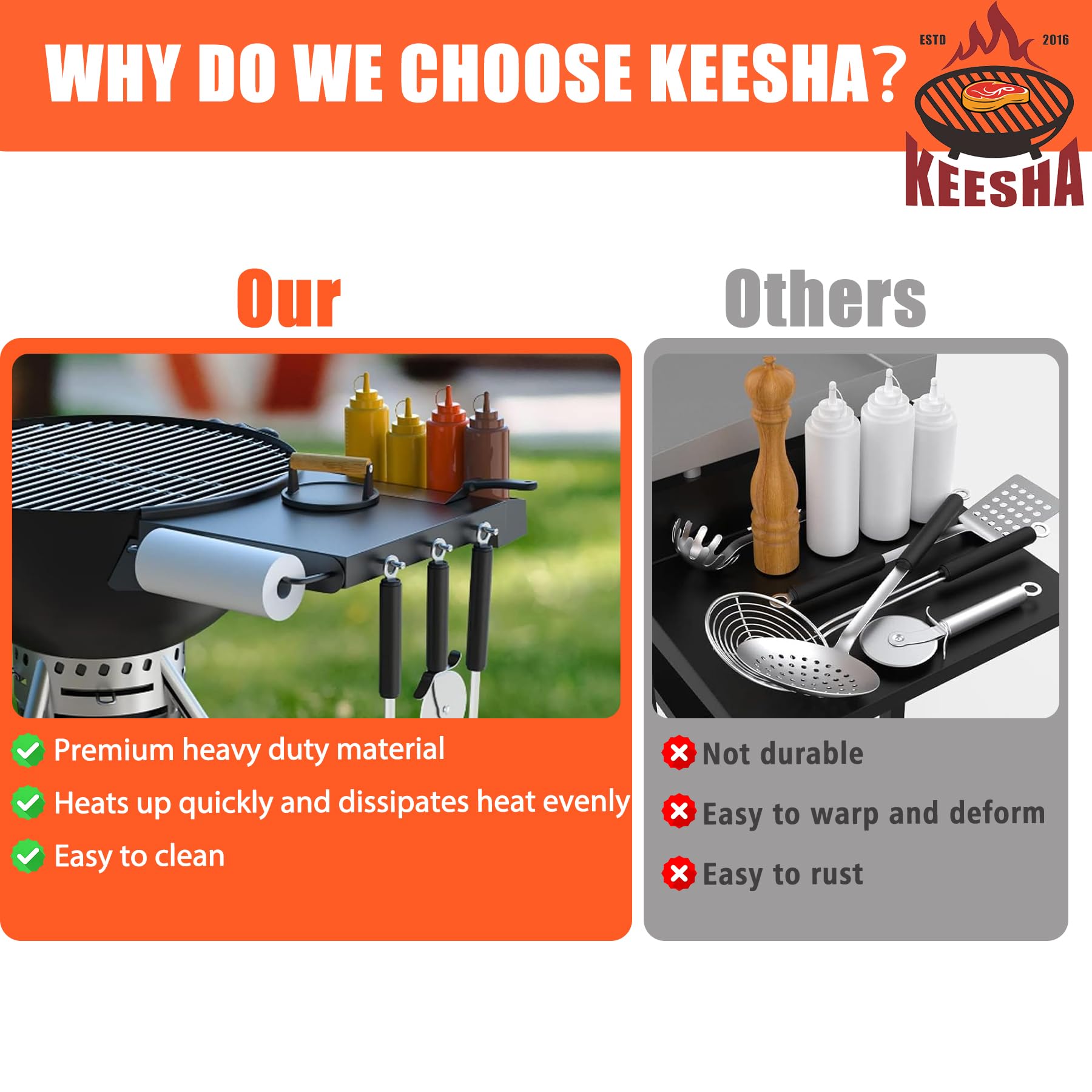 Weber Kettle Accessories Bbq Accessories Charcoal Table Shelf Lid