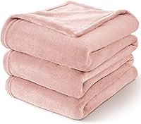 Vista 43 de BEDELITE Fleece Blanket White Throw Blanket for Couch & Bed, Luxury Plush Cozy Fuzzy Blanket 50" x 60", Super Soft Warm Lightweight Throw Blanket