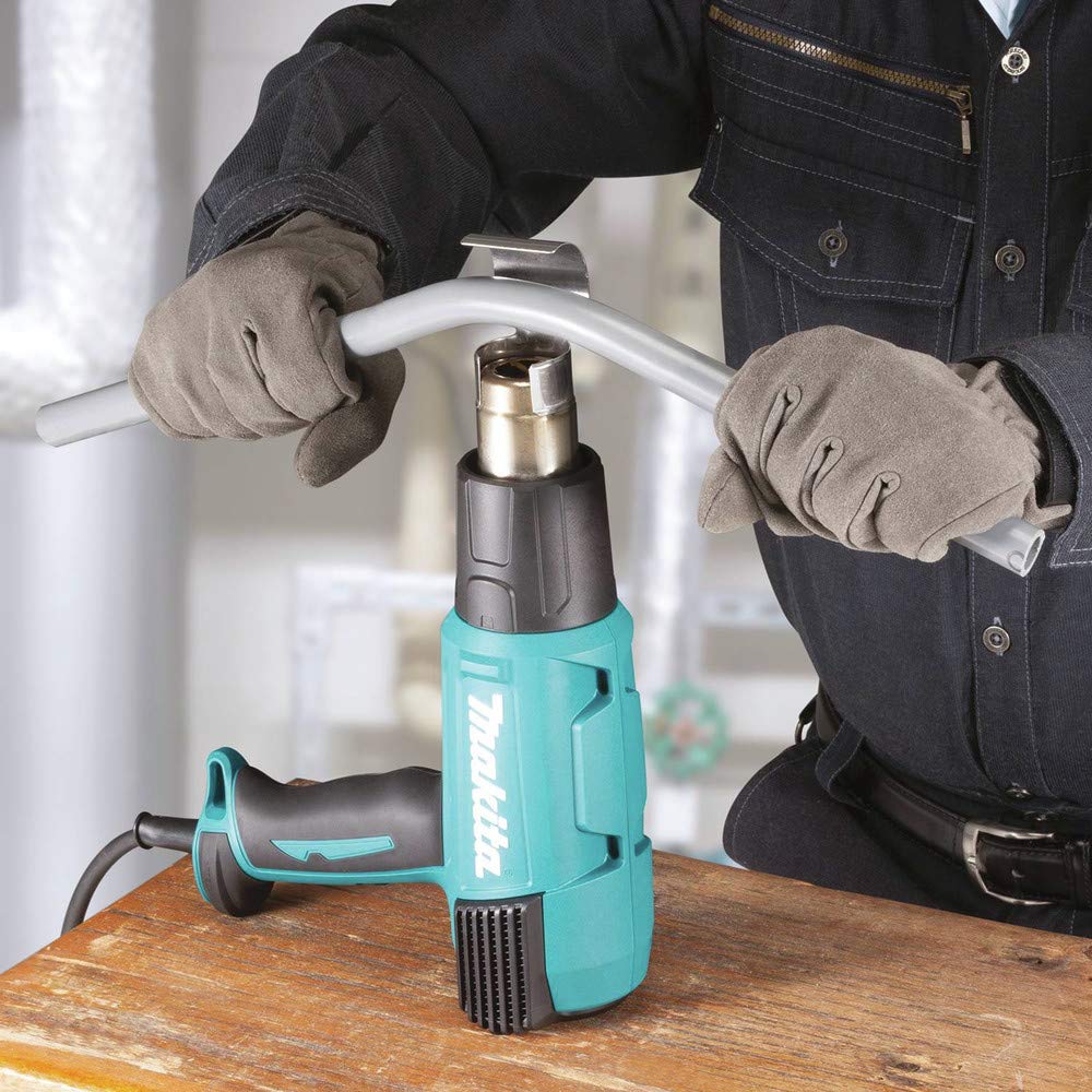 Makita HG6530VK Heißluftpistolen-Set mit variabler Temperatur, mit LCD-Digitalanzeige