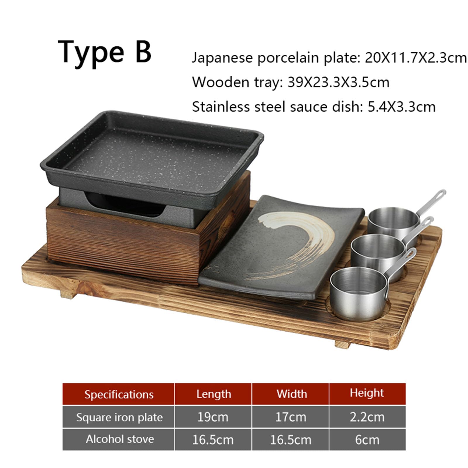 Parrilla portátil coreana japonesa para barbacoa, cocina de mesa, estufa de alcohol para comedor, camping y uso al aire libre, perfecta para reuniones familiares