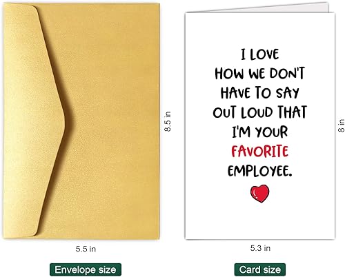 Miniatura 2 de Chenive Tarjeta de cumpleaños para jefe, divertida tarjeta del día del jefe para jefe, tarjetas de agradecimiento a los jefes, tarjetas de Navidad