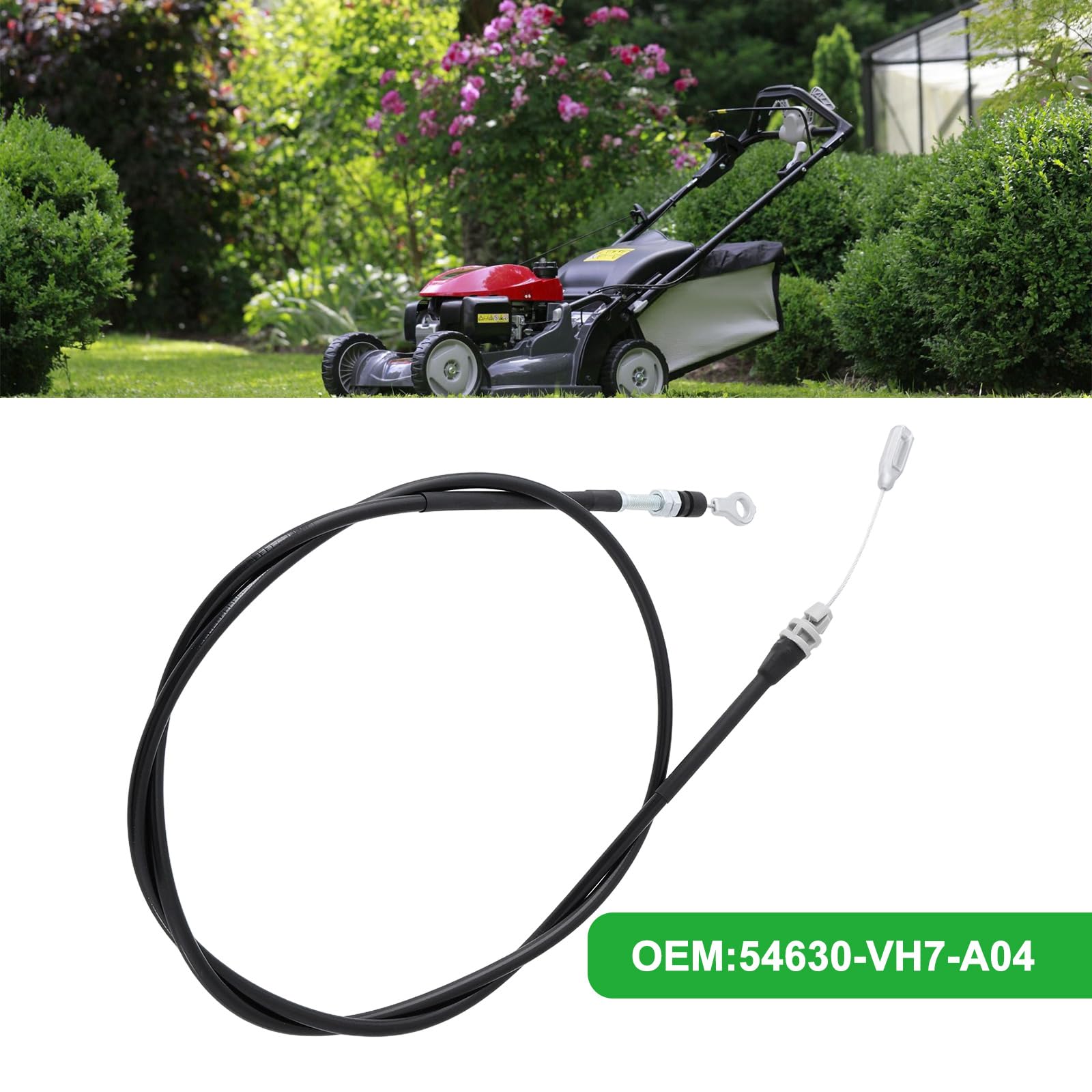 OTOTEC Câble de Commande D'entraînement de Tondeuse à Gazon Pièce de Rechange 54630-VH7-A04 54630-VH7-A03 Compatible avec Honda HRX217