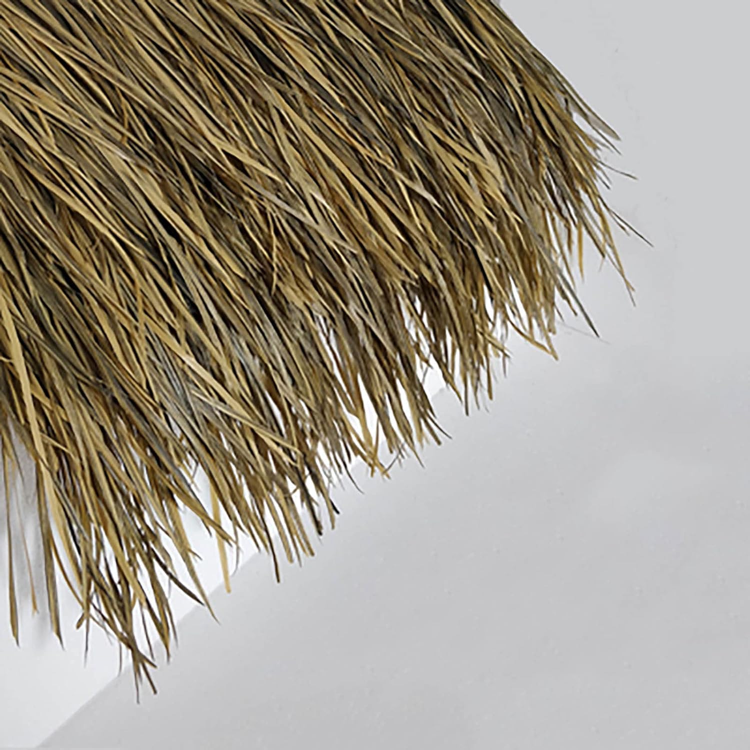 Teja de paja artificial en rollo de paneles artificiales para techo de barra tiki, 3 piezas