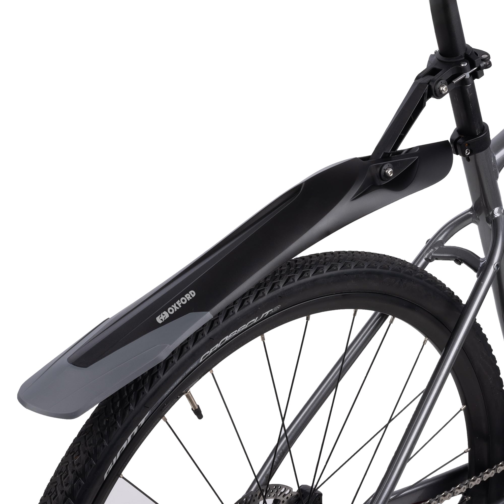 Oxford Mudstop MTN Set MU877 | Off-Road-Fahrrad-Schutzbleche Bike Cycle Mudguards, Schwarz, (F: 580mm R: 555mm)