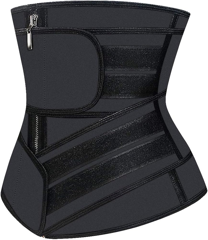 Miniatura 2 de ASHLONE Women Waist Trainer Latex Corset Sweat Workout Cincher Girdle Tunmmy Control Belly Belt