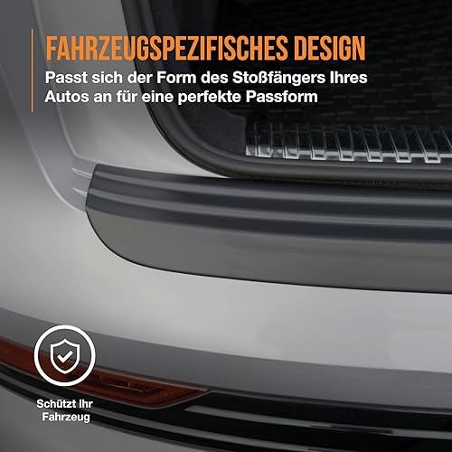 Miniatura 4 de Travall Protector compatible con Honda Civic (2015-actual) TBP1122P - Protector de parachoques trasero de plástico liso