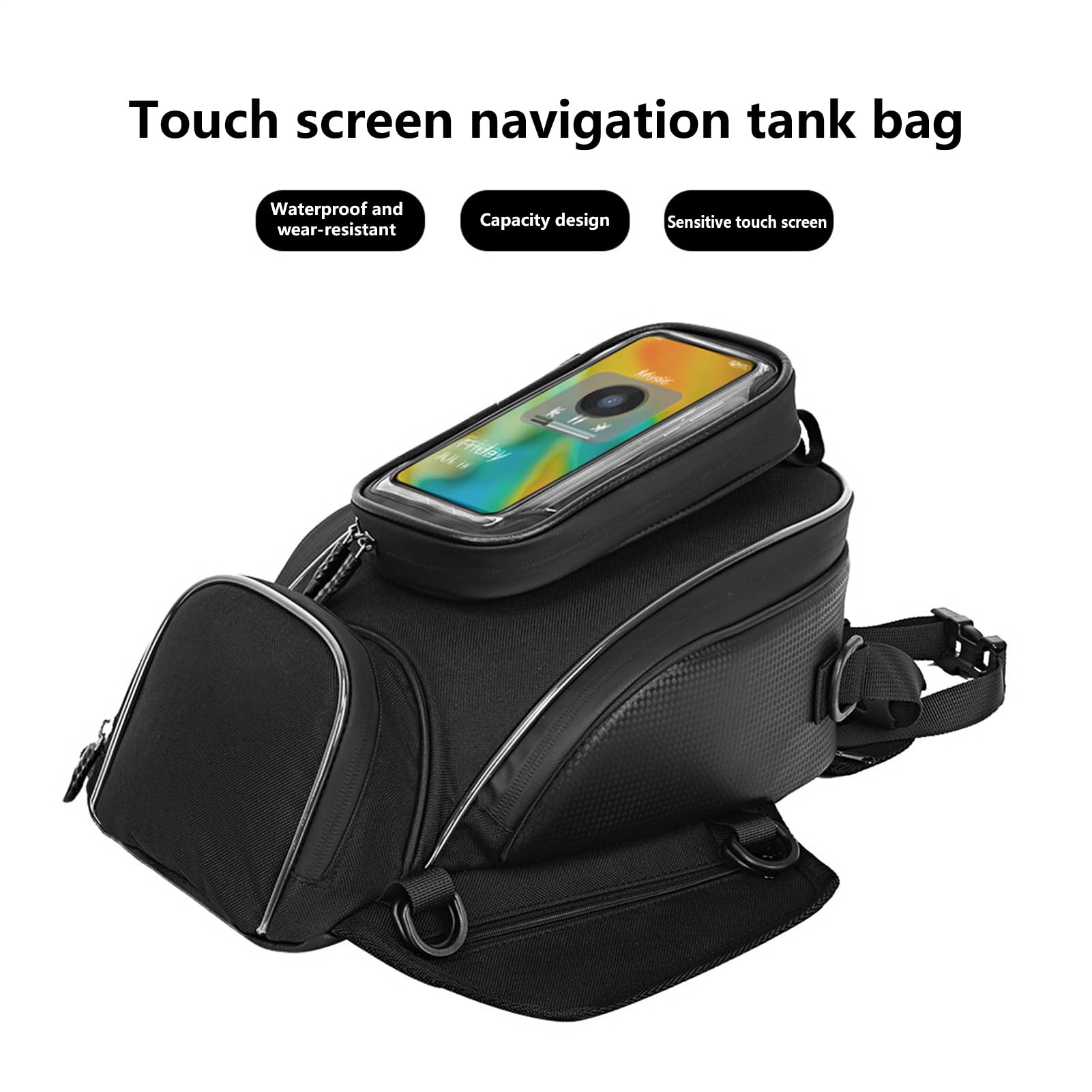 Sac de Réservoir Sac de Réservoir Moto Magnétique et Imperméable