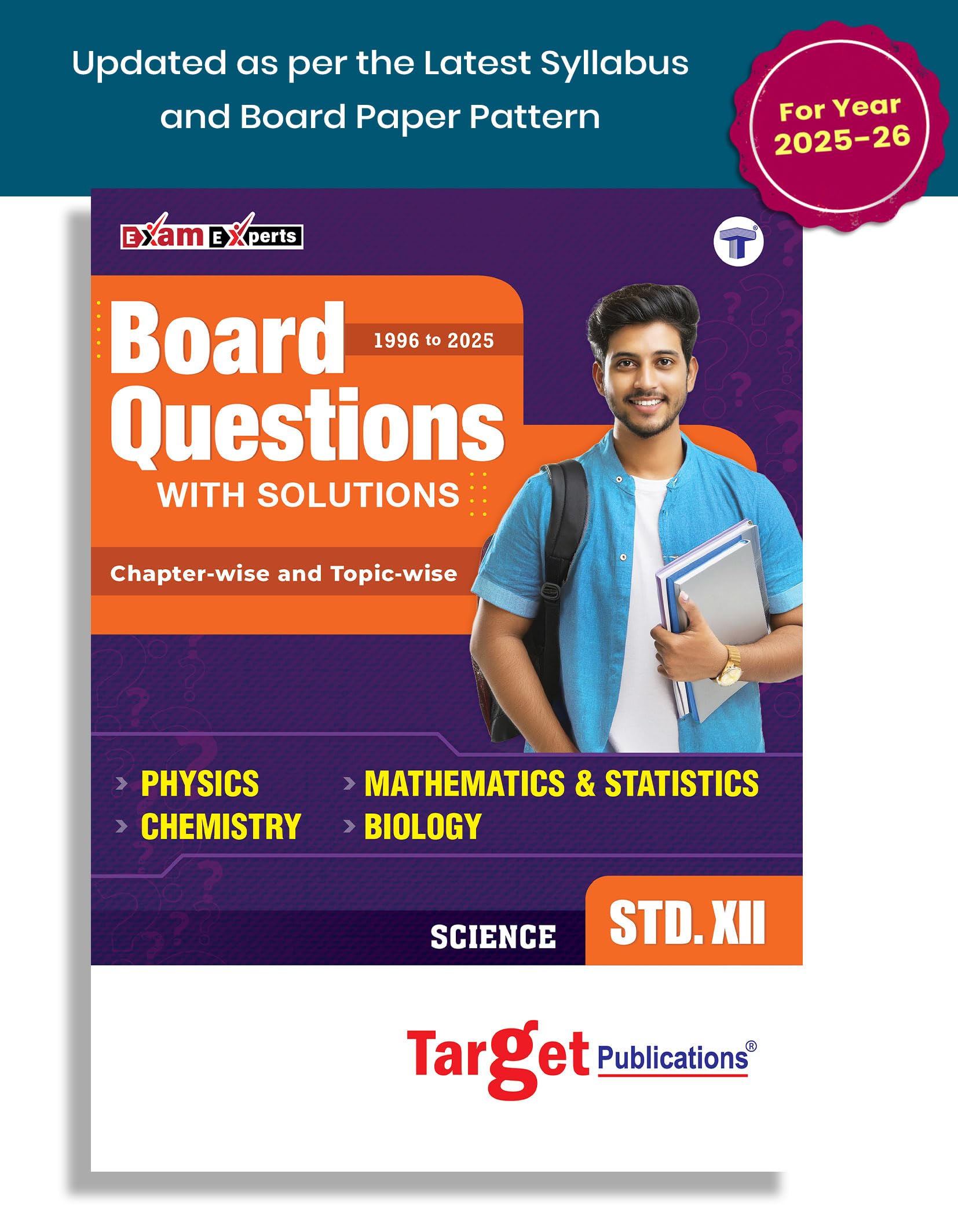 Std 12 Science Board Chapter Wise Questions with Solutions | HSC Topic Wise Board Questions PCMB - 1996 to 2024 | Based on Std 12th Maharashtra State Board | Physics Chemistry Maths Biology
