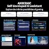 Anbernic RG476H Retro Handheld Game Console 4.7 LTPS Insell Screen Cardless Android 13 System 128G Storage AI Function Support 3D Hole Effect Joystick WiFi Bluetooth HD TV Output Gray