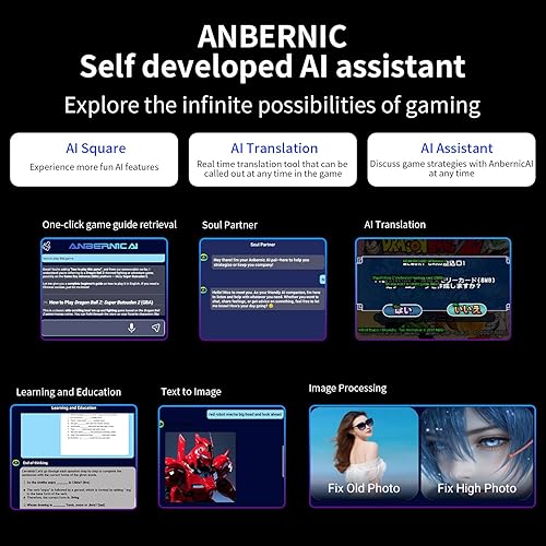 Miniatura 9 de Anbernic RG476H - Consola de juegos portátil retro de 4.7 pulgadas LTPS Pantalla en la celda Sin tarjeta Sistema Android 13 128G Soporte de