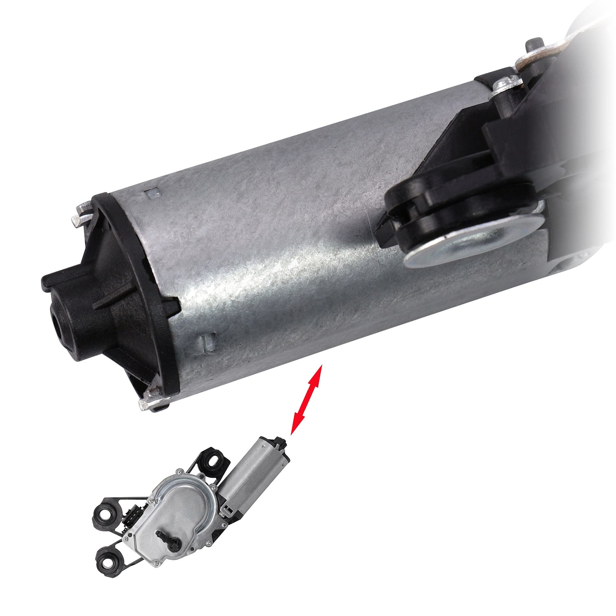 ATEC Germany Scheibenwischermotor 12v hinten, Heckscheibenwischermotor