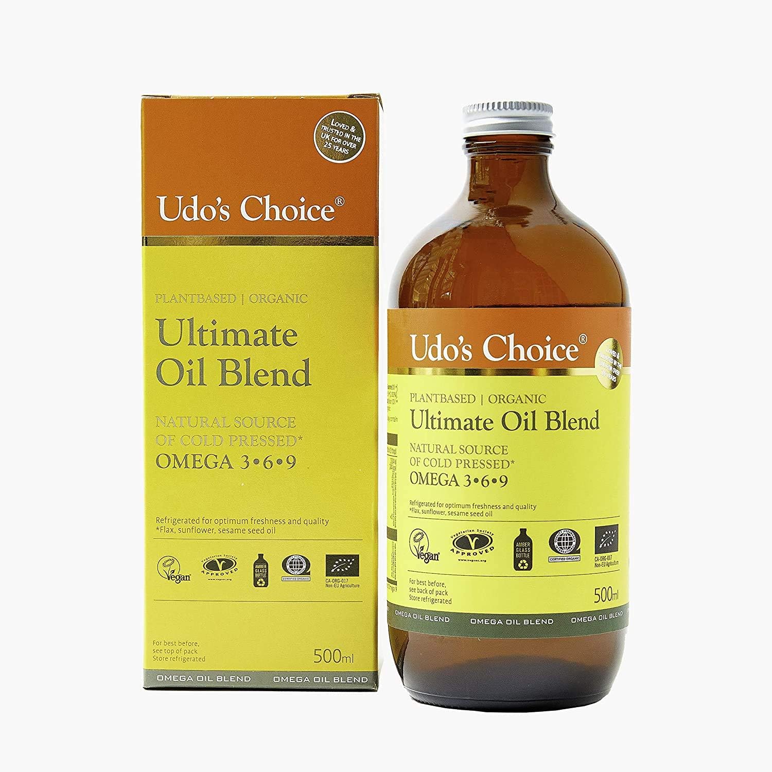 Udo's Choice Ultimate Oil Blend 500ml (Pack of 2)