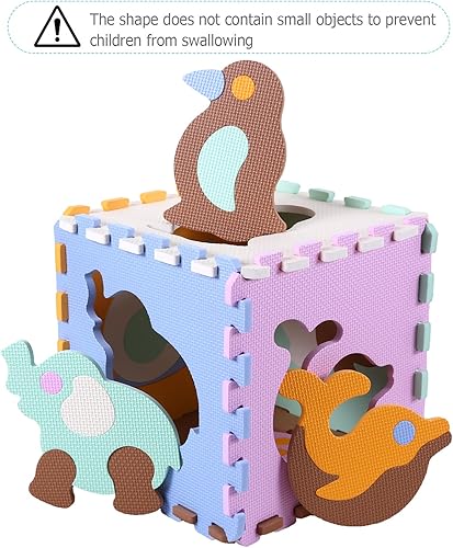 Miniatura 3 de Tamiplay Tapete de juego de espuma para niños, 25 piezas de rompecabezas cuadrado entrelazado, tapete de juego para bebé, tapete de juego de espuma