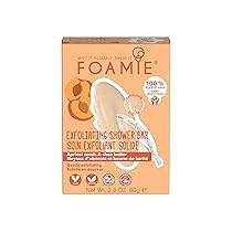 Foamie Bagnoschiuma solido – Con burro di karité & semi di albicocca – Idratazione intensa & pelle vellutata – Effetto massaggiante – 100% vegano & senza plastica, 80 g