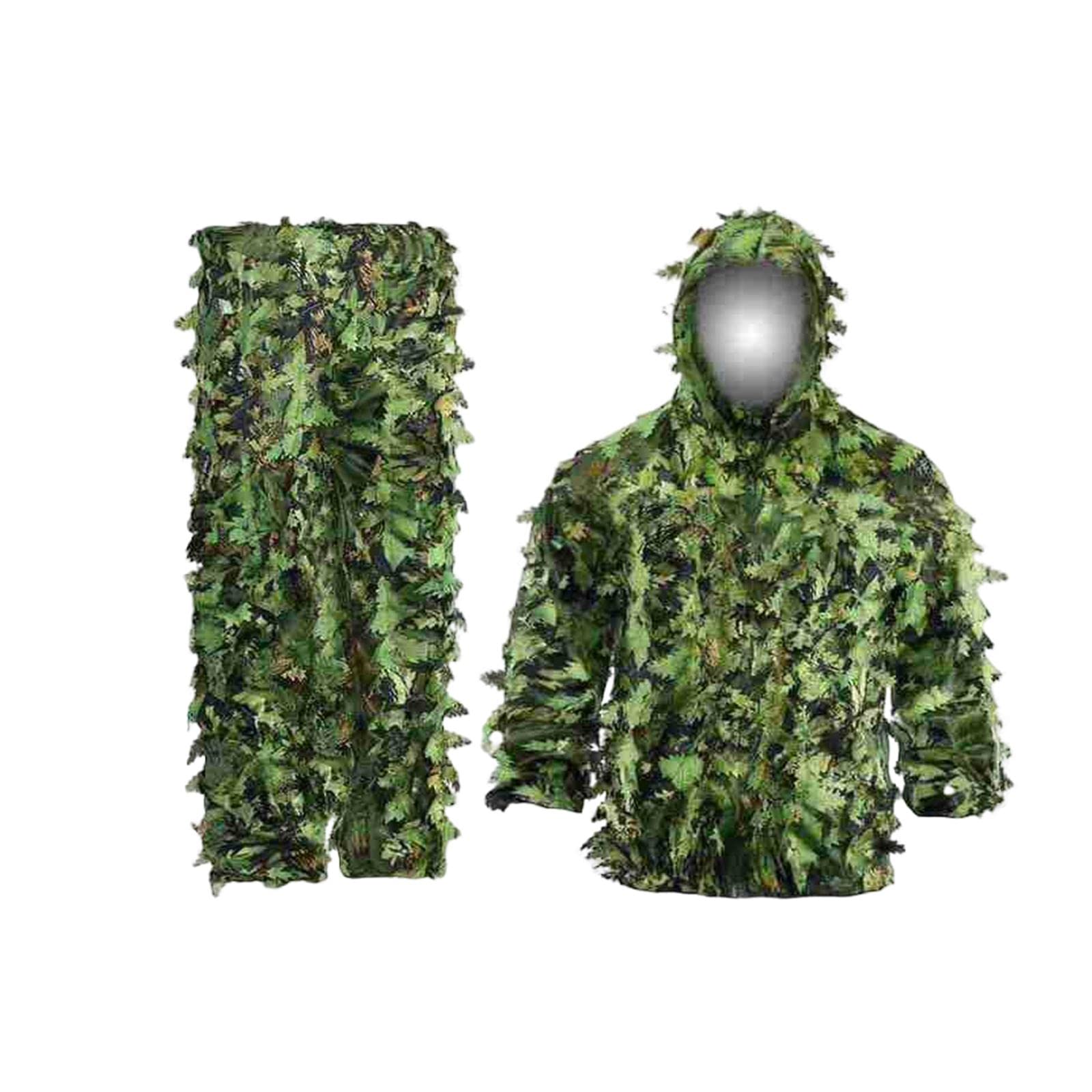 Completo Mimetico Woodland da Uomo - Attrezzatura da Caccia Premium per Esterni, B