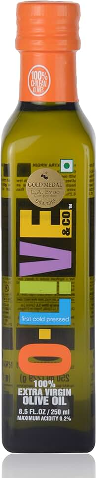 O-LIVE & Co, Azeite de oliva extra virgem, Chileno, vidro, 250ml