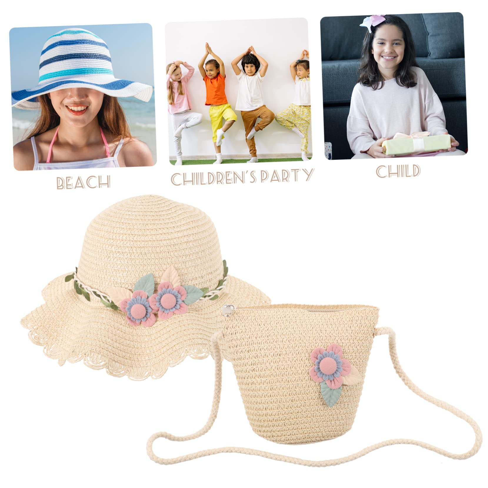 Beavorty Cappello da Sole per Cappello da Pescatore per Bambine Cappello da Bambina Carino Sombrero da Bambina Cappello da Sole per Bambine Cappello Floscio per Bambine Cappello da