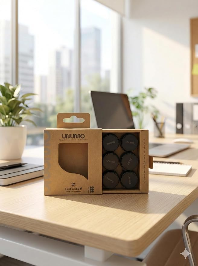 6 unidades de clips magnéticos para cables, sujetadores de cables bajo el escritorio, organizador adhesivo para cables de UNUMO para hogar, oficina, escritorio, teléfono, auto, pared y mesita de noche (negro) miniatura 9