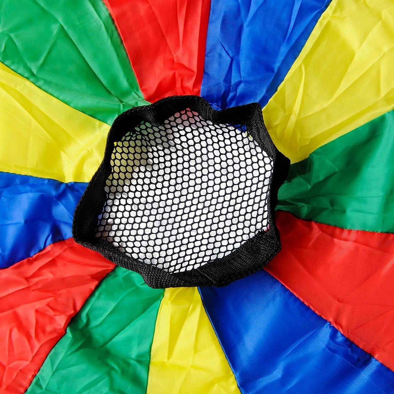 METIS Kids Parachute [6ft - 30ft] - Playground Equipment [6 Sizes] | Parachute for Kids | Kids Outdoor Play Equipment | Outdoor Games & Activities | Carry Bag Included
