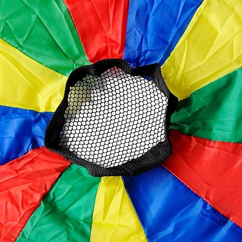 Miniatura 2 de METIS Paracaídas para niños 6 pies - 30 pies - Equipo de parque infantil 6 tamaños  Paracaídas para niños  Equipo de juego al aire libre para niños