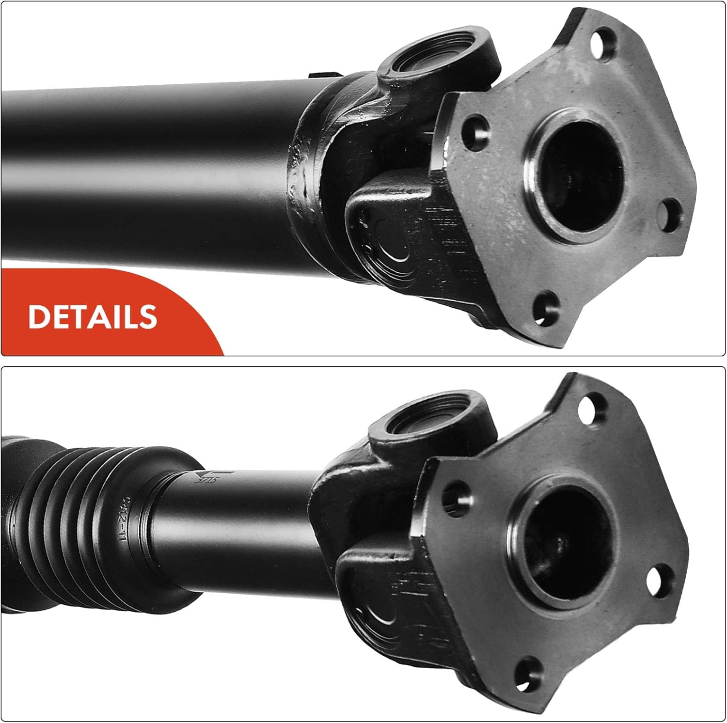 A-Premium Front Complete Drive Shaft Prop Shaft Driveshaft Assembly Compatible with Toyota Tundra 2007-2021, 4WD Only, Replace# 37140-0C070, 37140-0C071