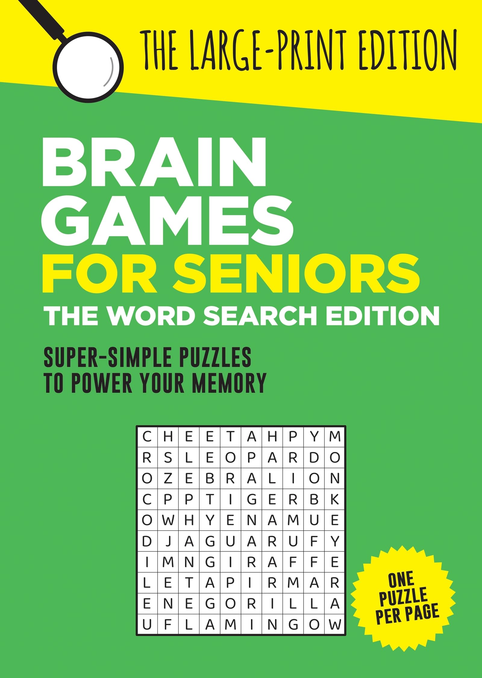 Brain Games for Seniors: The Word Search Edition: Fun, Achievable and Soothing Word Searches for Seniors with Dementia, Alzheimer’s and other Memory ... Boost Cognitive Abilities (Easy Brain Games)