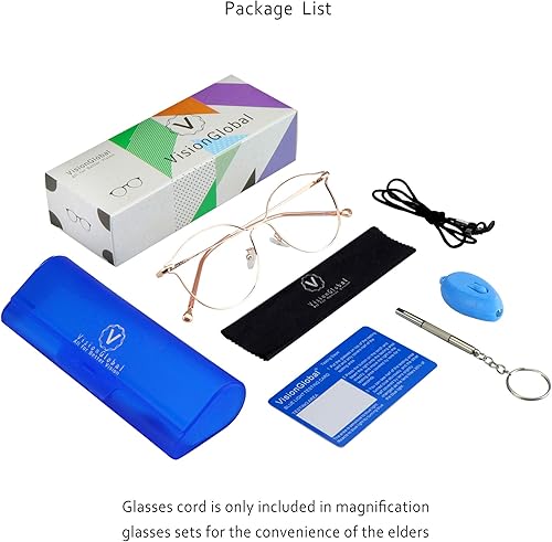 Miniatura 7 de VisionGlobal Lentes de bloqueo de luz azul para mujer, antifatiga ocular, lectura en computadora, elegante marco ovalado