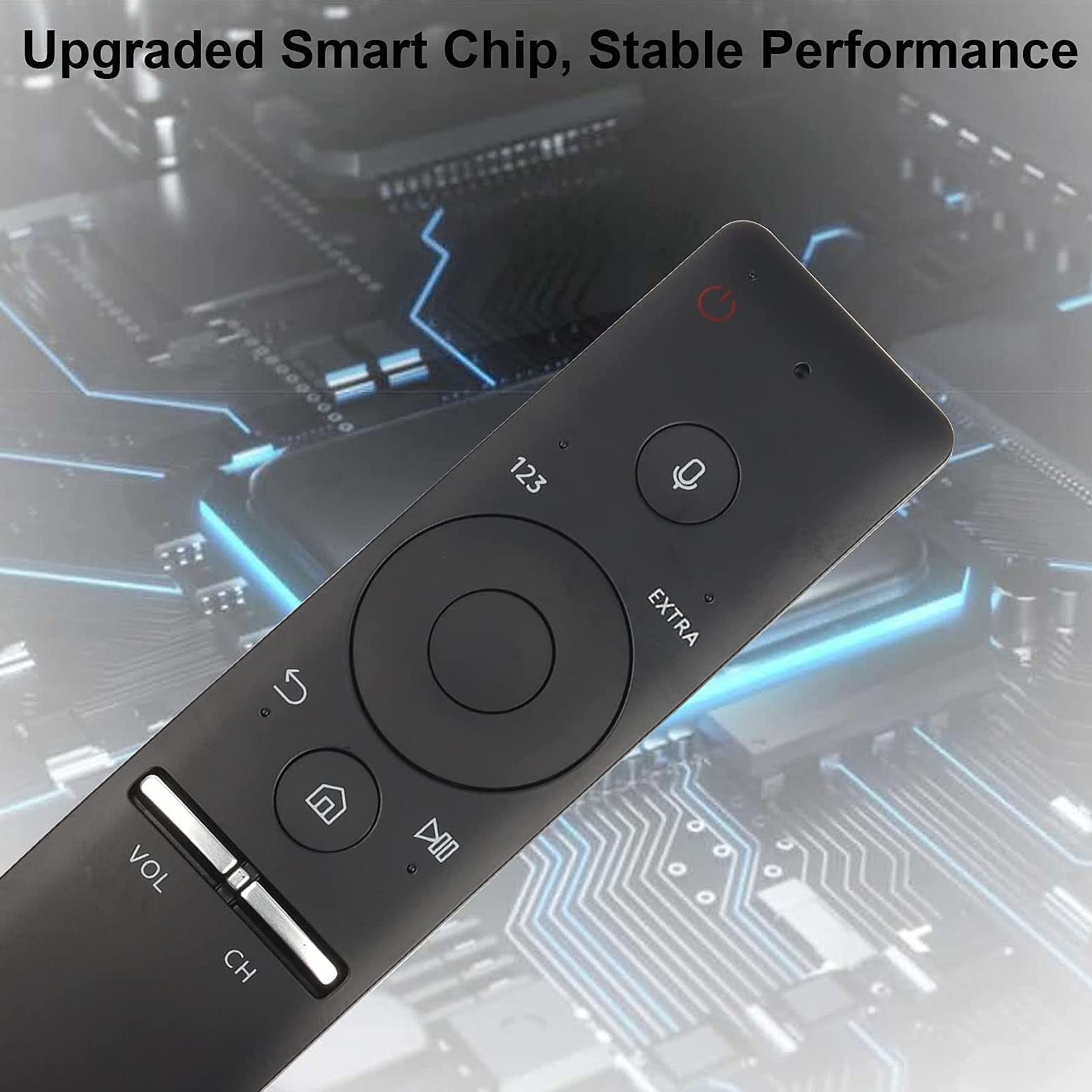Telecomando TV Compatibile Universale Sostituisci per UN65KS9500FXZA UN65KS950DF UN65KS9800F con Comando Vocale BT, Facile da Accoppiare, Funzione Vocale, Comodo