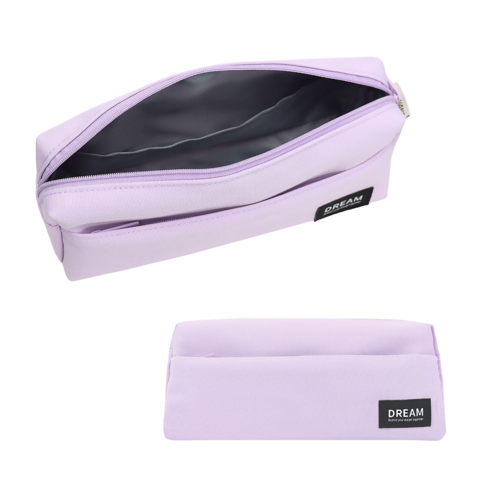 Bogirgal Estuche Escolar Estuche Pequeño para Niñas Niños Adolescentes Estudiantes Adultos Cartuchera (Morado)