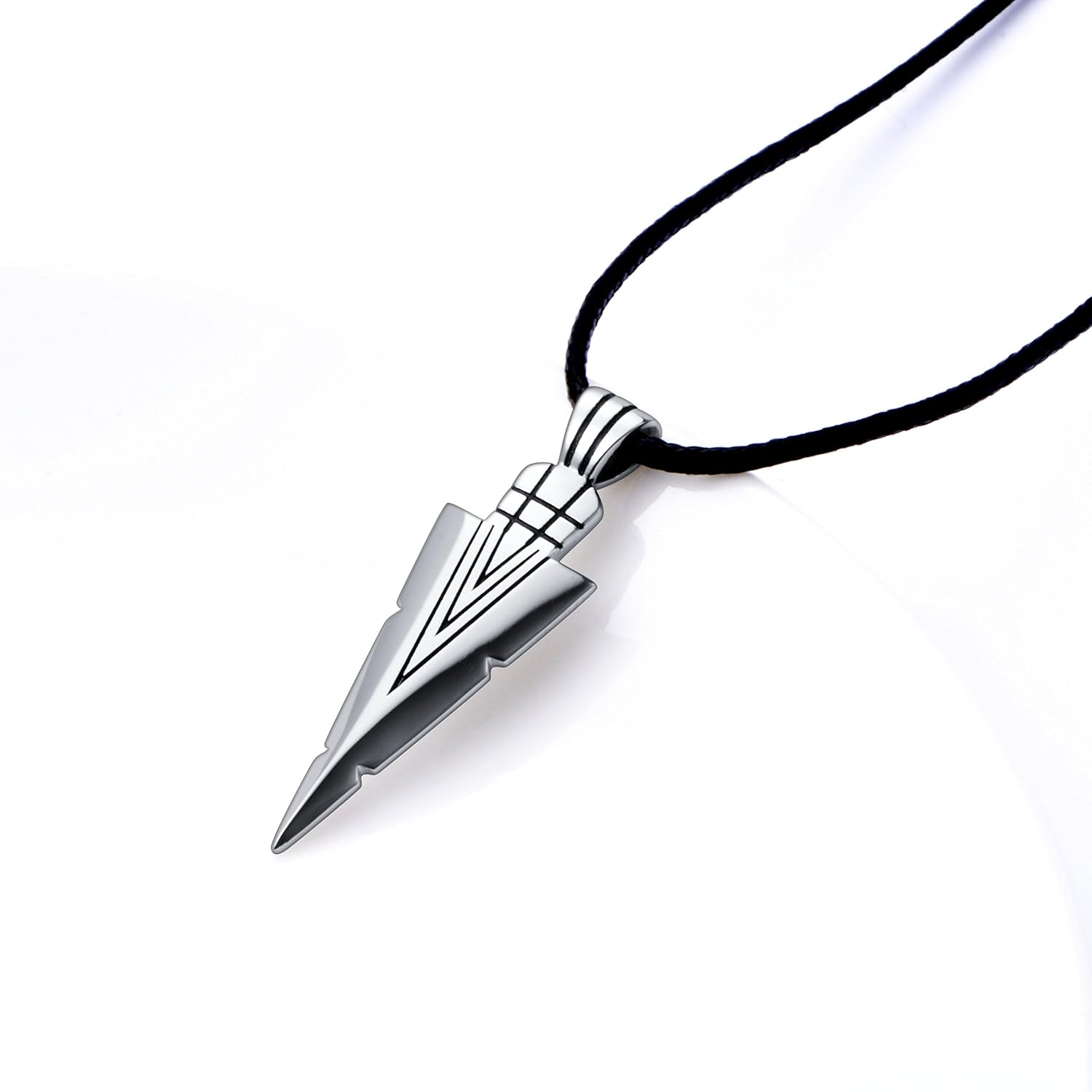 Alphm Men's 925 Sterling Silver Arrow Arrowhead Poseidon Sentimental for Him Boyfriend Pendant Necklace Gift Cords - Image 2