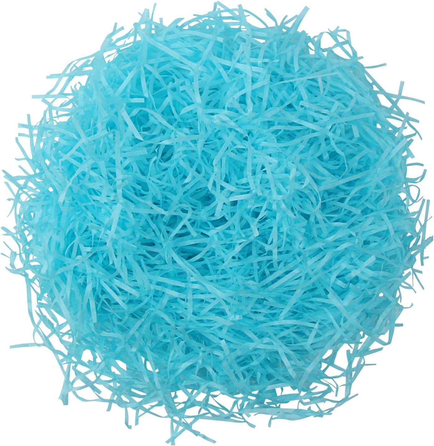 Ankelesz Spezzettino Di Carta Increspata Pasquale Per Imballaggio, Riempitivo, Regalo, Cestino, Carta Colorata (Blu)-image