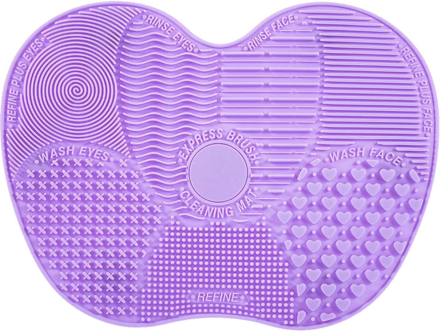 Silicone Makeup Brush Cleaning Mat (Purple)